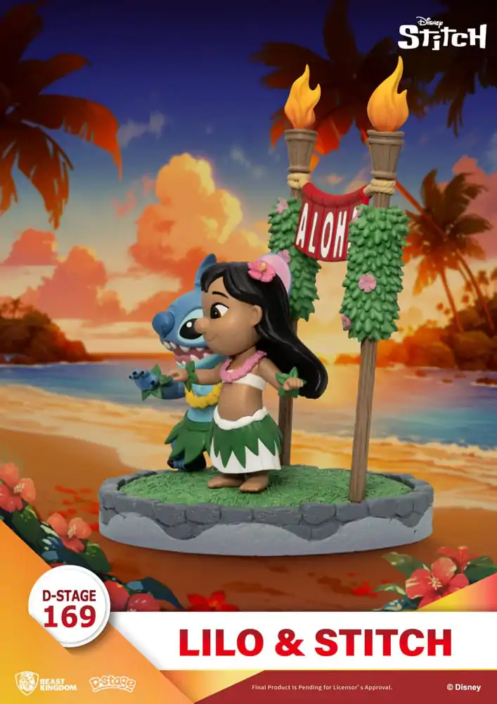 Lilo &amp; Stitch D-Stage PVC Diorama Lilo &amp; Stitch 16 cm product photo