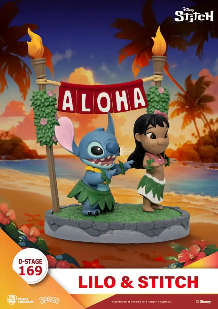 Lilo &amp; Stitch D-Stage PVC Diorama Lilo &amp; Stitch 16 cm product photo