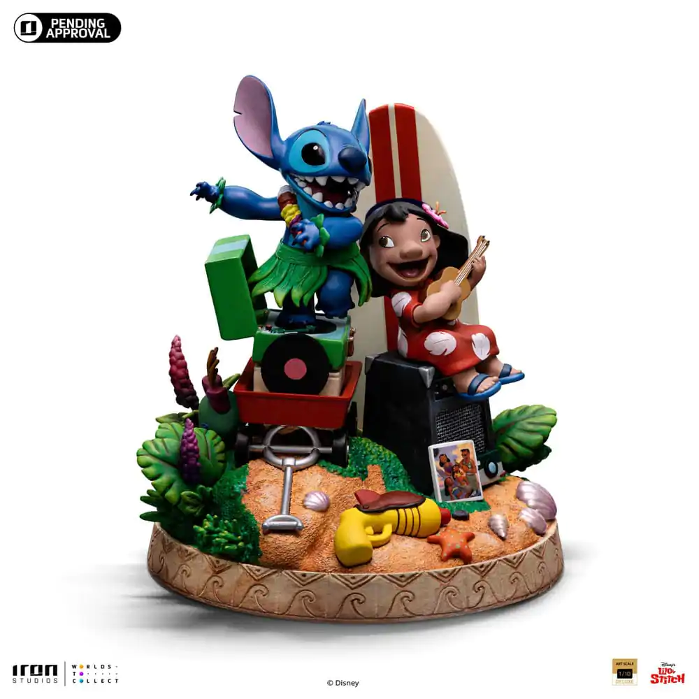 Lilo & Stitch Deluxe Art Scale Statue 1/10 Lilo & Stitch 20 cm termékfotó