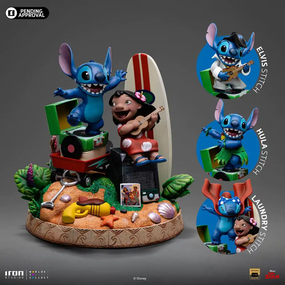 Lilo & Stitch Deluxe Art Scale Statue 1/10 Lilo & Stitch 20 cm termékfotó