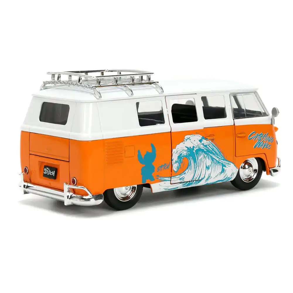 Lilo &amp; Stitch Diecast Model 1/24 1961 VW Bus Stitch product photo
