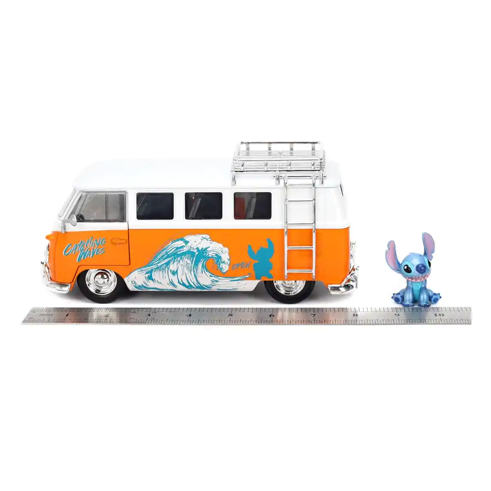 Lilo &amp; Stitch Diecast Model 1/24 1961 VW Bus Stitch product photo