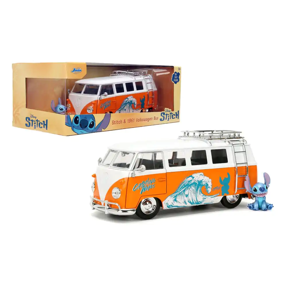 Lilo &amp; Stitch Diecast Model 1/24 1961 VW Bus Stitch product photo