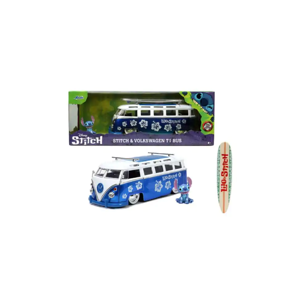 Lilo &amp; Stitch Diecast Model 1/24 Stitch with Van product photo