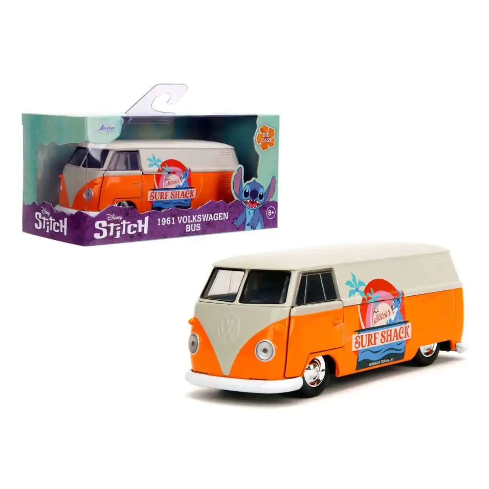Lilo &amp; Stitch Diecast Model 1/32 1961 VW Bus Stitch product photo