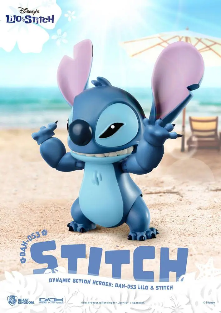 Lilo & Stitch Dynamic 8ction Heroes Action Figure 1/9 Stitch 18 cm termékfotó