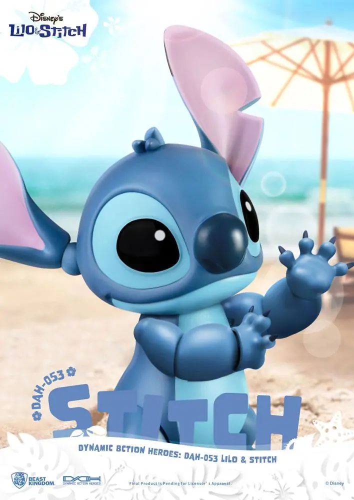 Lilo & Stitch Dynamic 8ction Heroes Action Figure 1/9 Stitch 18 cm termékfotó