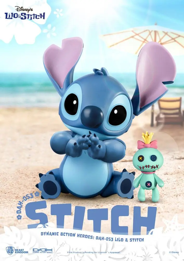 Lilo & Stitch Dynamic 8ction Heroes Action Figure 1/9 Stitch 18 cm termékfotó