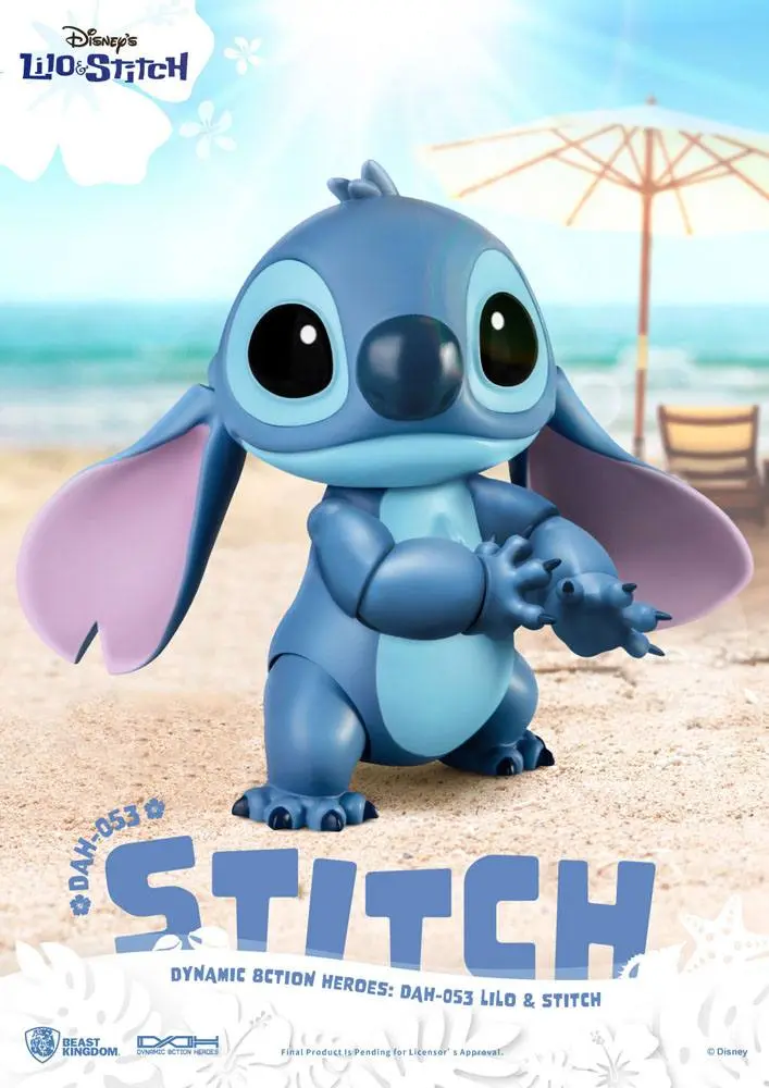 Lilo & Stitch Dynamic 8ction Heroes Action Figure 1/9 Stitch 18 cm termékfotó