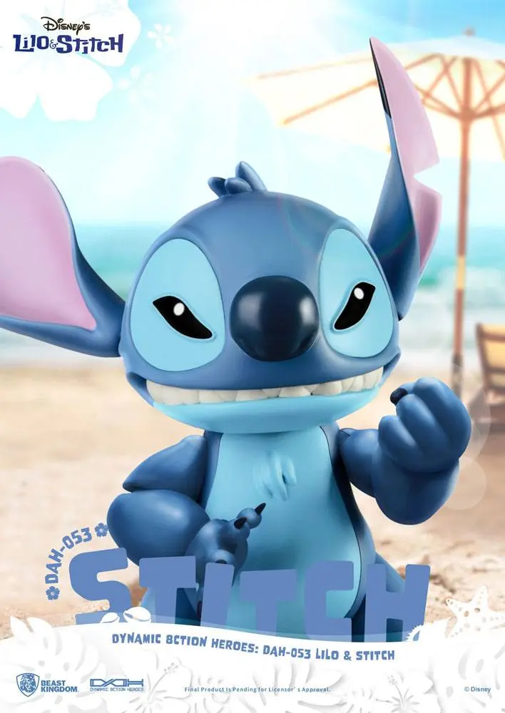 Lilo & Stitch Dynamic 8ction Heroes Action Figure 1/9 Stitch 18 cm termékfotó