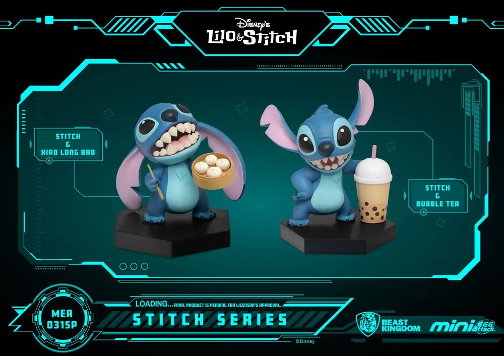 Lilo &amp; Stitch Mini Egg Attack Figures 2-Pack Stitch Series Asian Cuisine 8 cm product photo