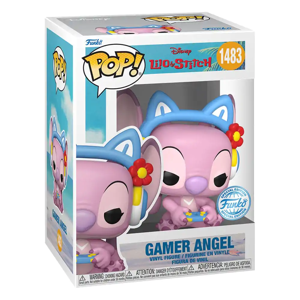 Lilo & Stitch Funko POP! Disney Vinyl Figure Gamer Angel Exclusive 9 cm product photo