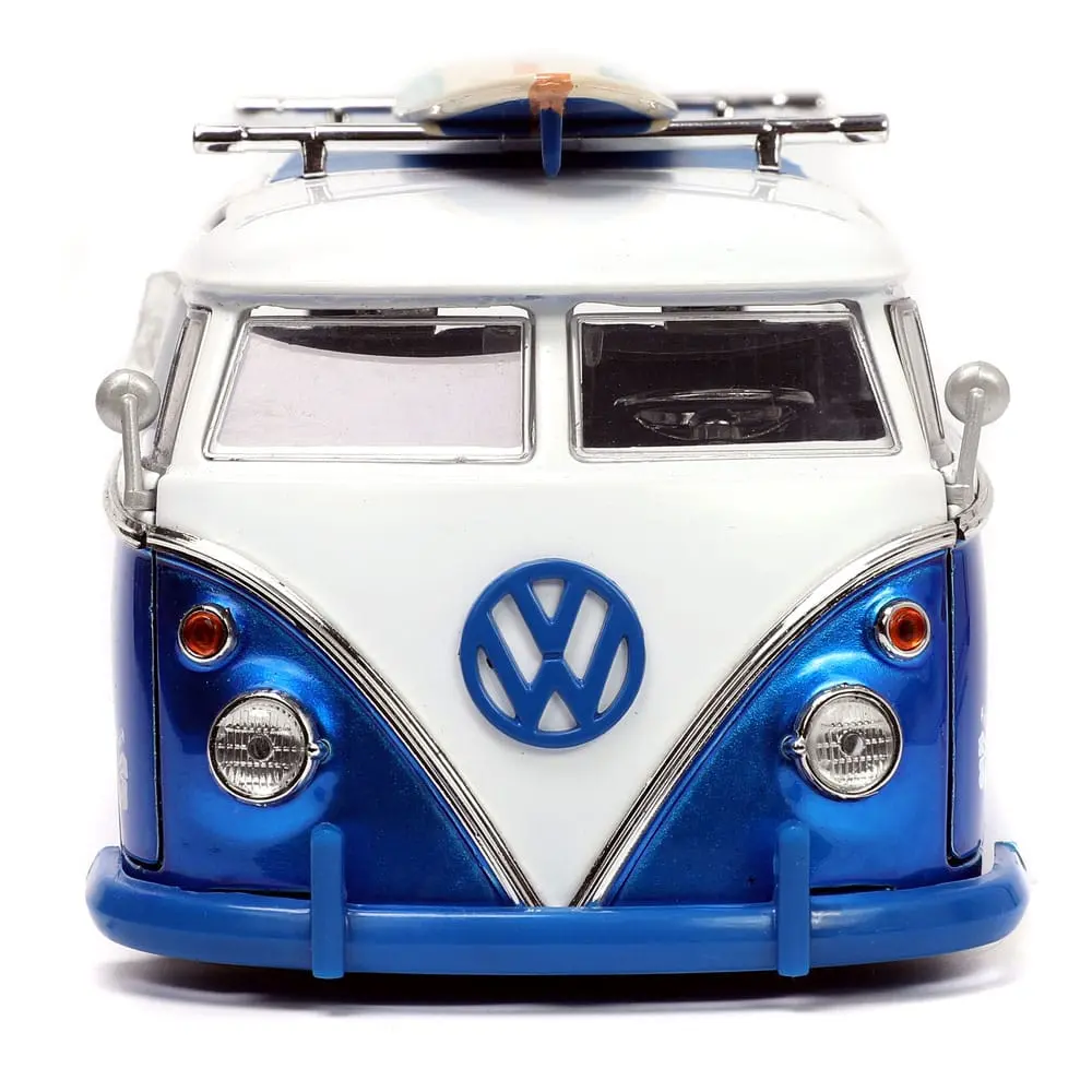 Lilo &amp; Stitch Hollywood Rides Diecast Model 1/24 1962 VW Bus with Stitch Figur product photo