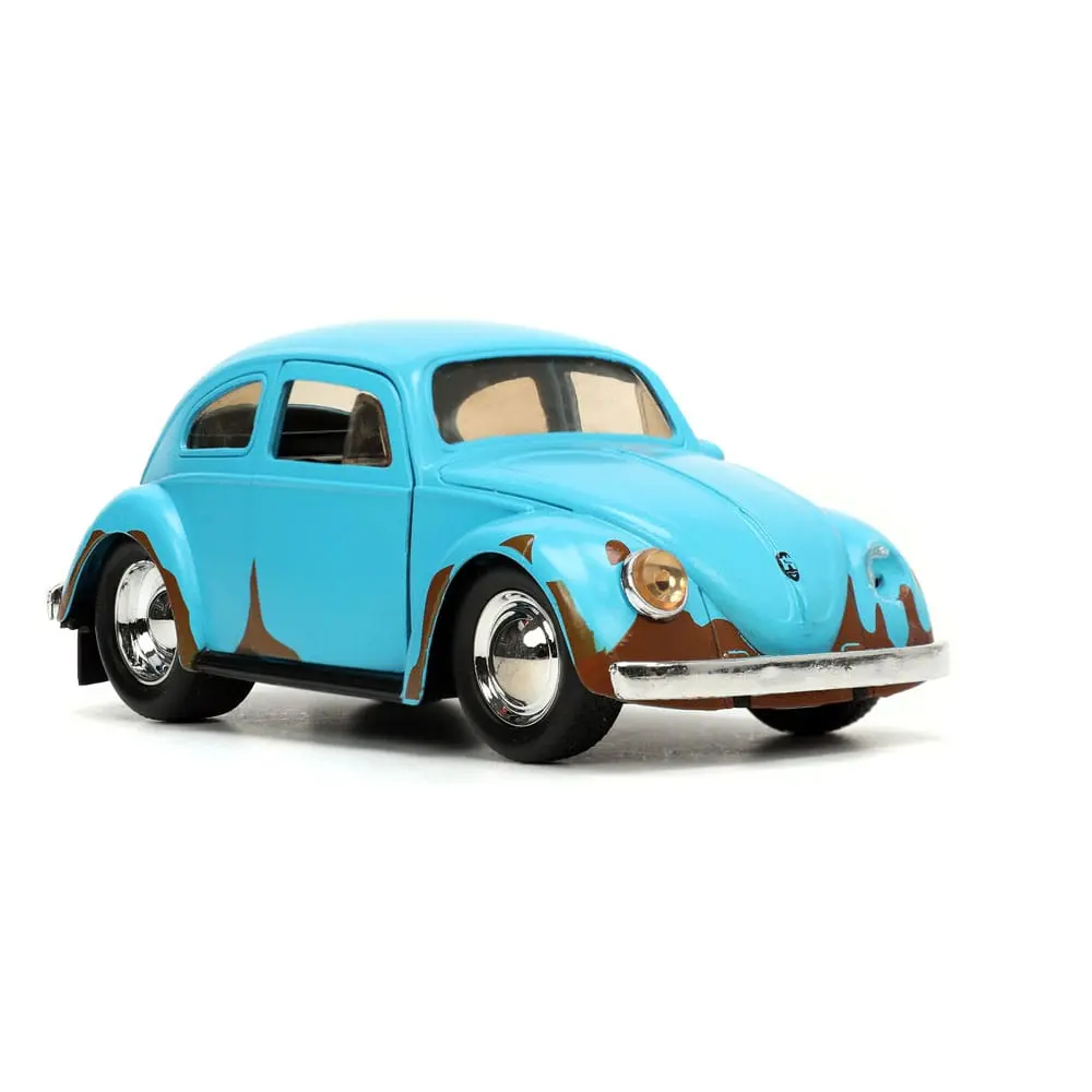 Lilo &amp; Stitch Hollywood Rides Diecast Model 1/32 Blue Volkswagen Beetle with Figure product photo