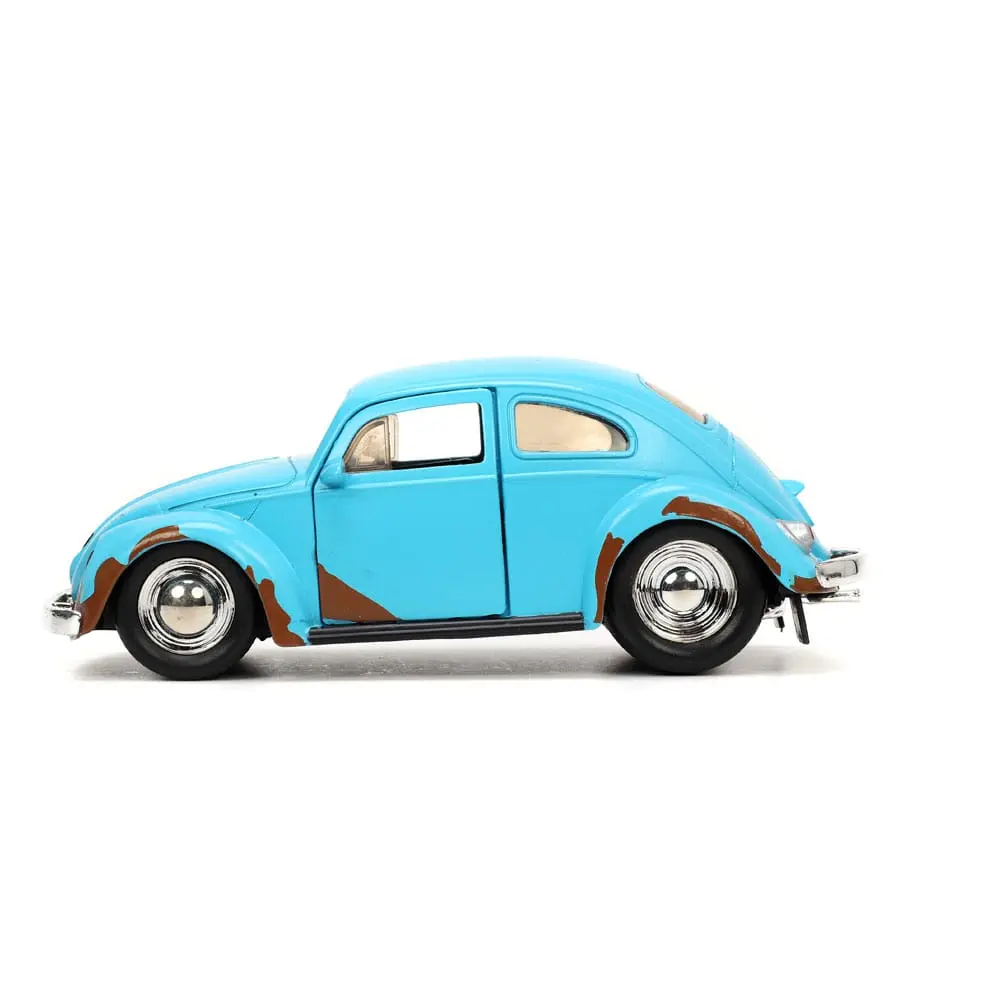 Lilo &amp; Stitch Hollywood Rides Diecast Model 1/32 Blue Volkswagen Beetle with Figure product photo