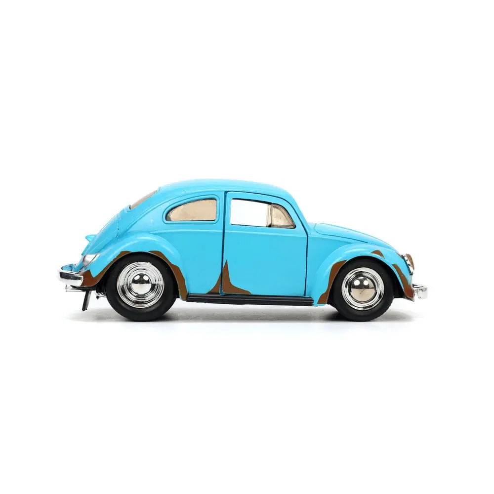 Lilo &amp; Stitch Hollywood Rides Diecast Model 1/32 Blue Volkswagen Beetle with Figure product photo