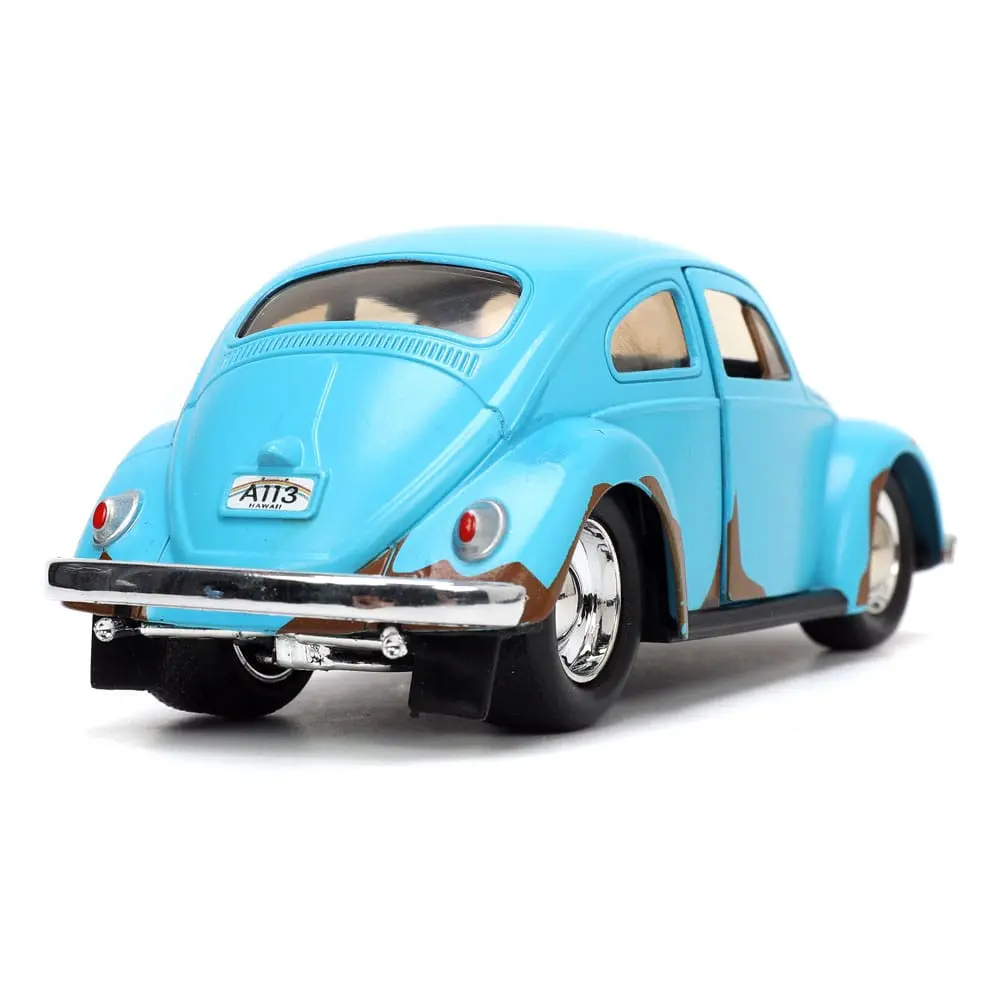 Lilo &amp; Stitch Hollywood Rides Diecast Model 1/32 Blue Volkswagen Beetle with Figure product photo