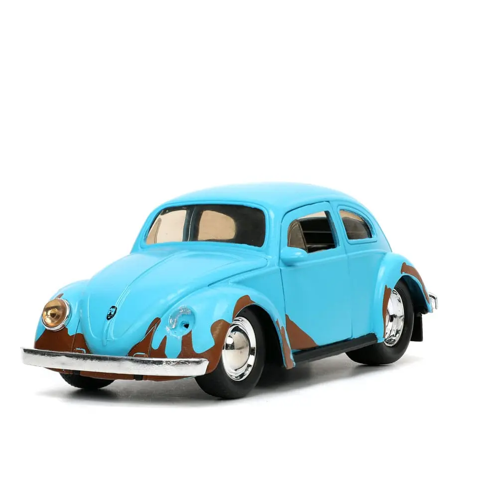 Lilo &amp; Stitch Hollywood Rides Diecast Model 1/32 Blue Volkswagen Beetle with Figure product photo
