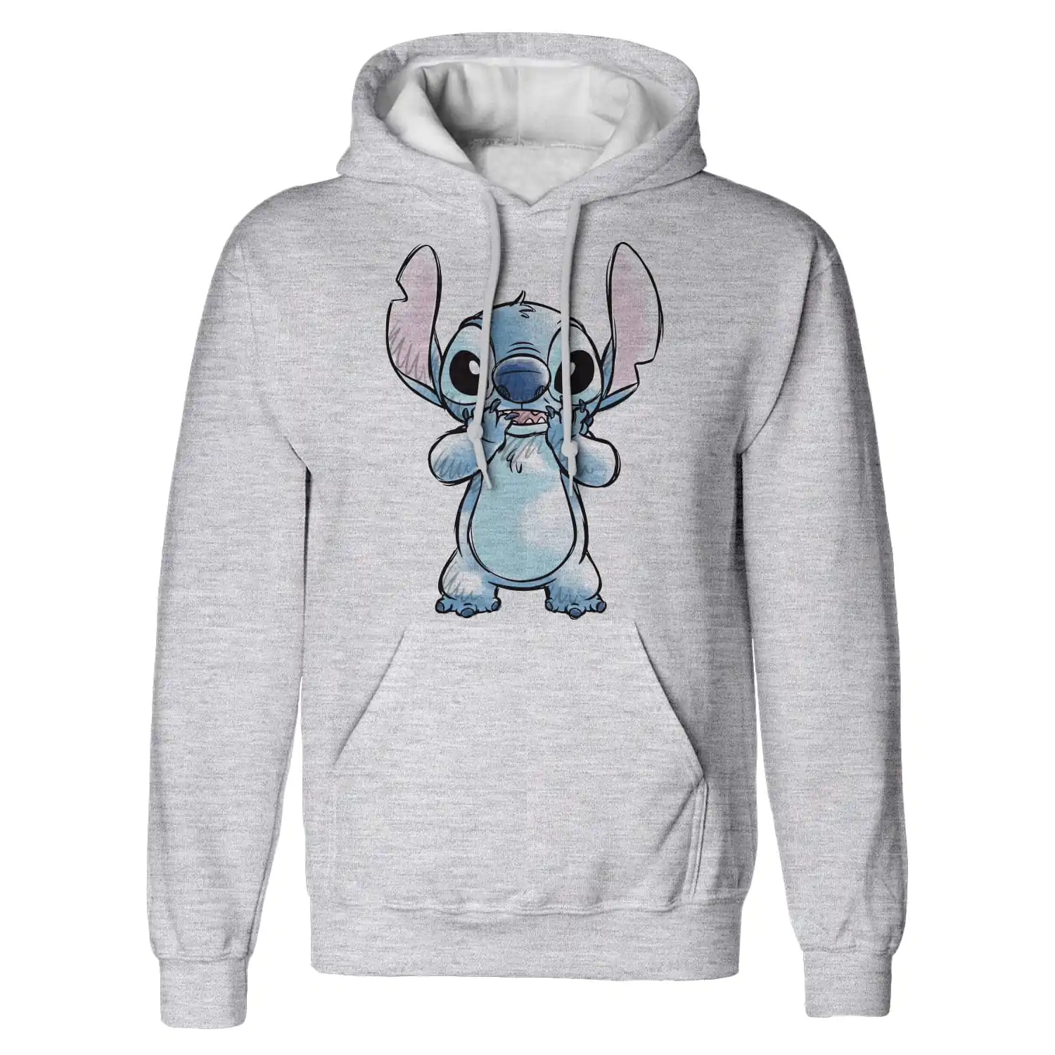 Lilo & Stitch Hooded Sweater Hands On Face Sketched product photo