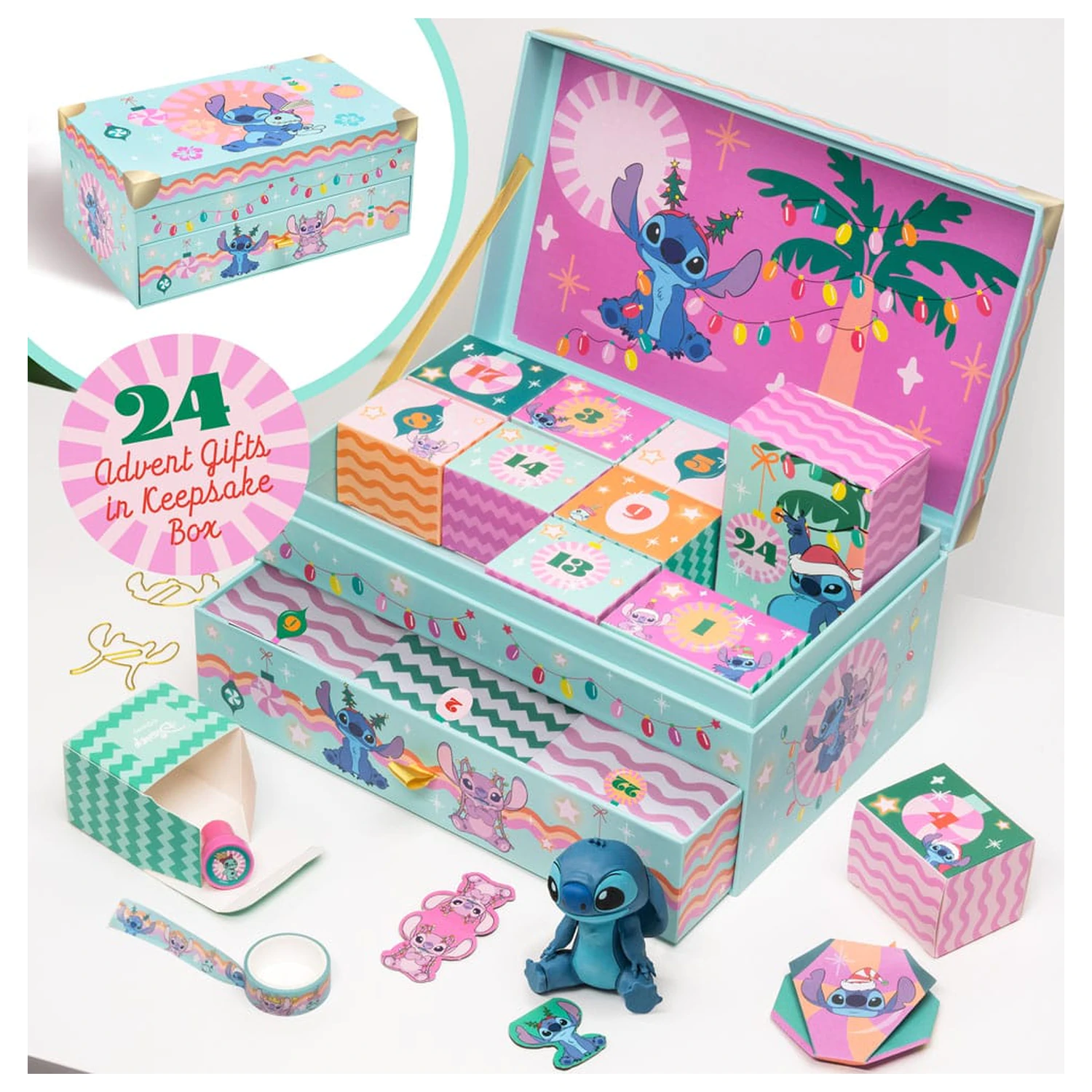 Lilo & Stitch Advent Calendar Keepsake Box Stitch & Angel product photo