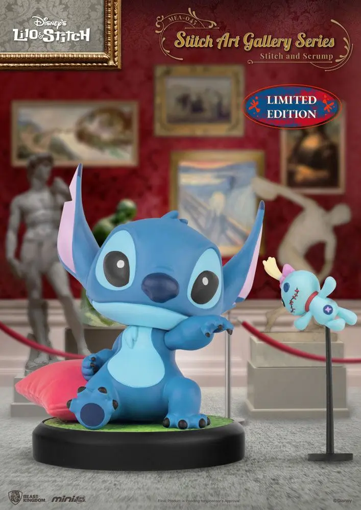 Lilo & Stitch Mini Egg Attack Figure Stitch Art Gallery Series Stitch and Scrum 8 cm product photo