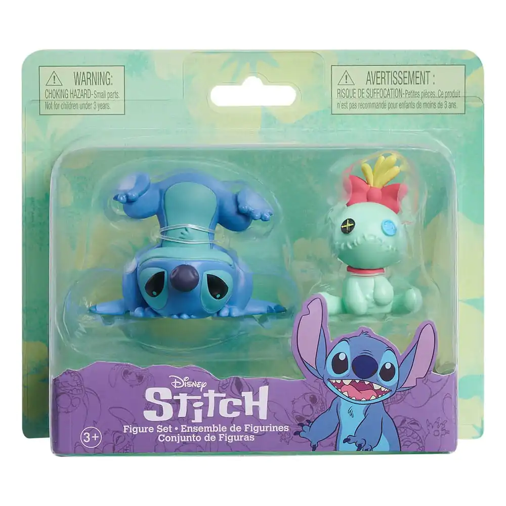 Lilo & Stitch Mini Figure 2-Pack Scrump & Upside Down Stitch 7 cm product photo