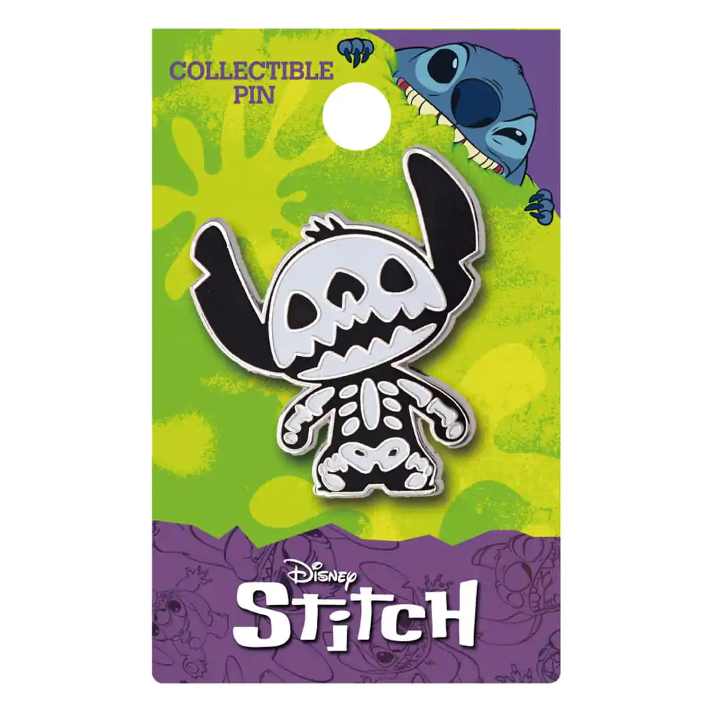 Lilo &amp; Stitch Pin Badge Skeleton Stitch product photo