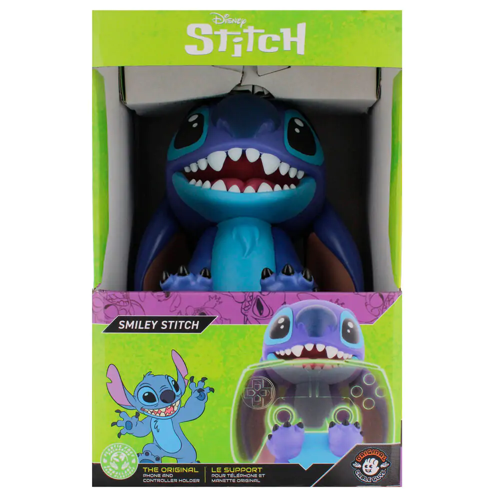 Lilo & Stitch Cable Guys Charging Stand Smiley Stitch 21 cm product photo