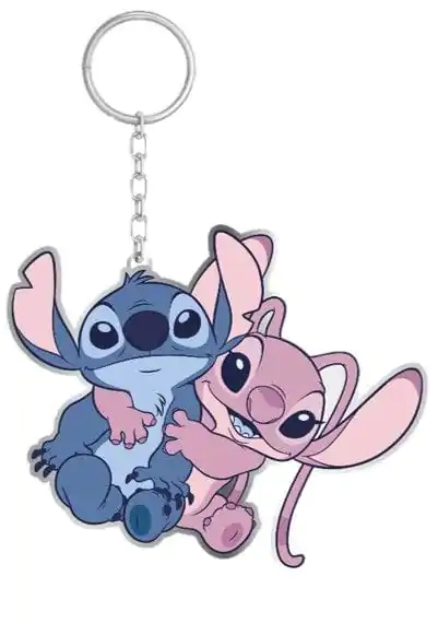 Lilo &amp; Stitch Keychain Stitch &amp; Angel product photo