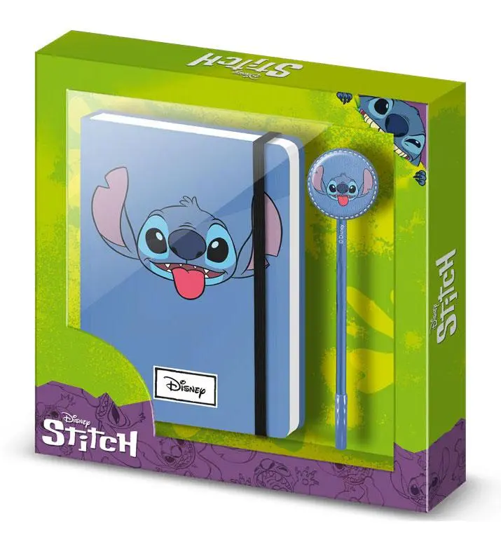 Lilo &amp; Stitch Notebook with Pen Gift Set Stitch Face product photo