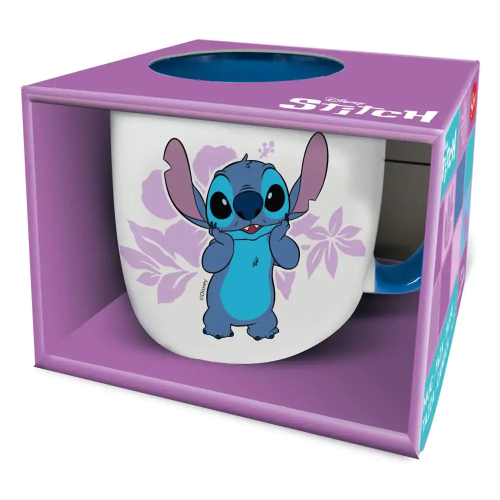 Lilo & Stitch Mug Stitch pink Flowers 385 ml termékfotó