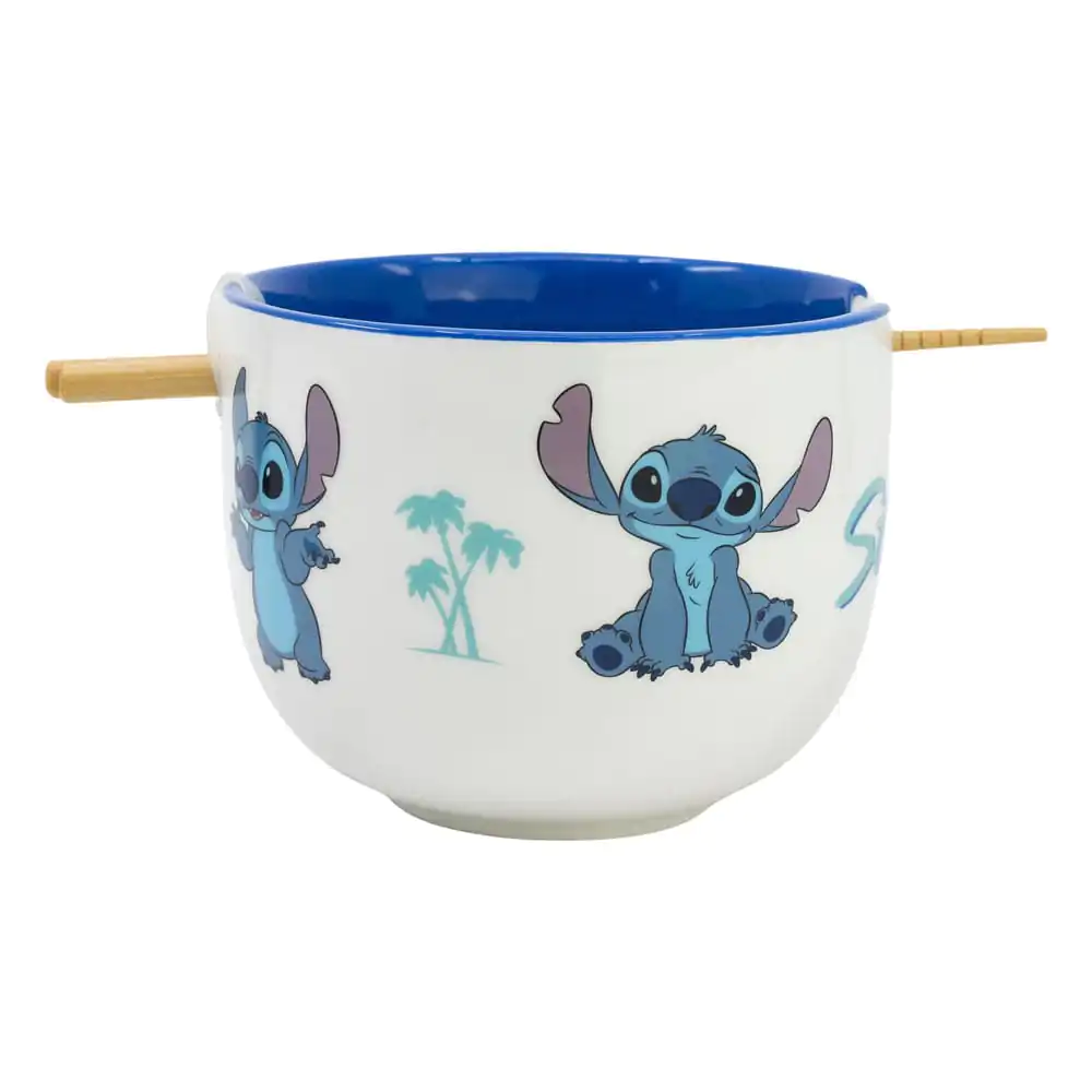 Lilo & Stitch Ramen Bowl with Chopsticks Stitch product photo