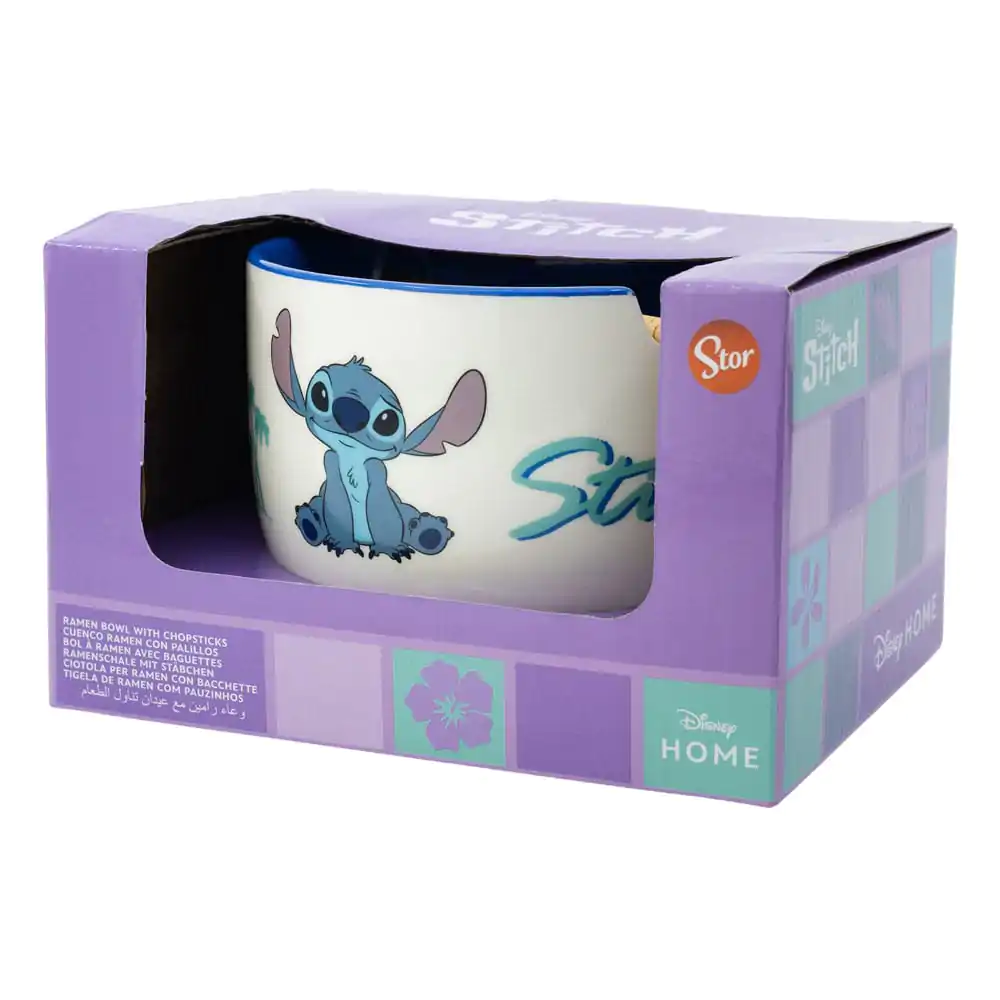 Lilo & Stitch Ramen Bowl with Chopsticks Stitch product photo