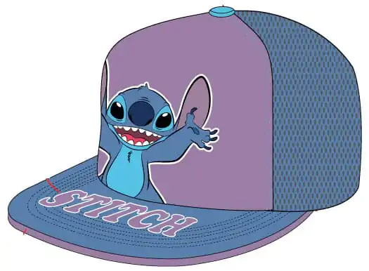 Lilo & Stitch Curved Bill Cap Stitch Standing termékfotó