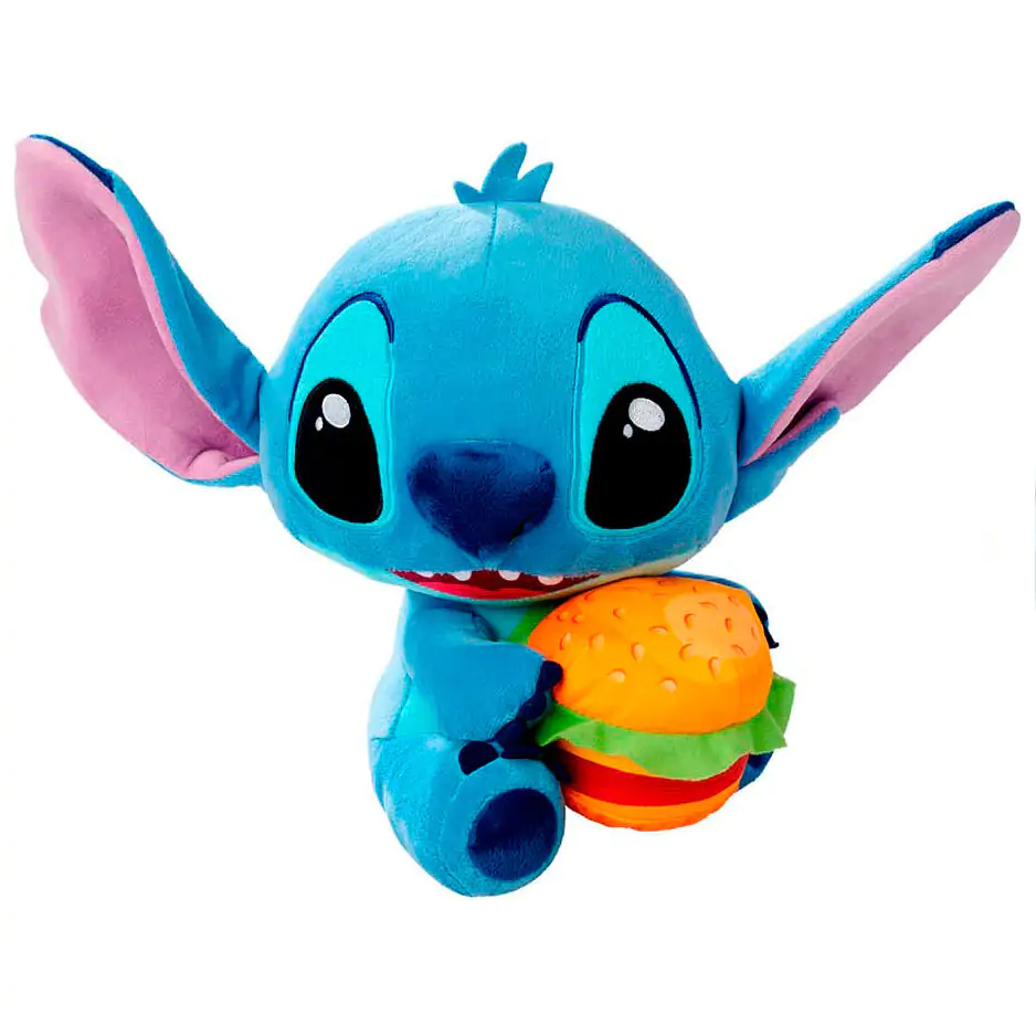 Lilo & Stitch Plush Figure Stitch with Burger 25 cm product photo