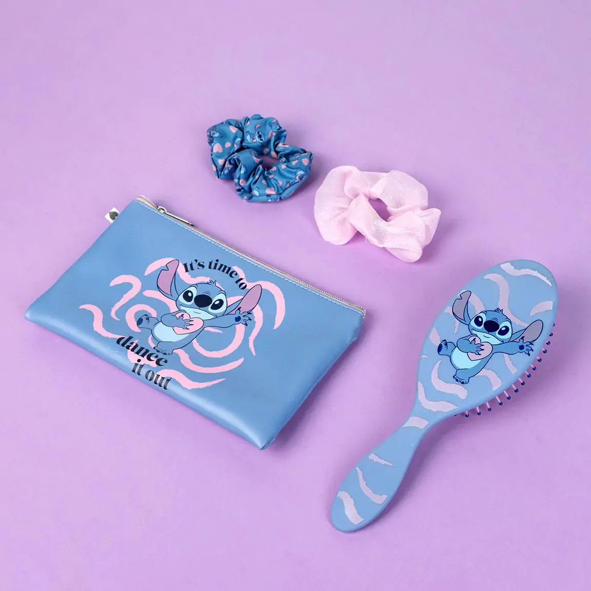 Lilo & Stitch Make Up Bag 3 pack Stitch with Heart termékfotó