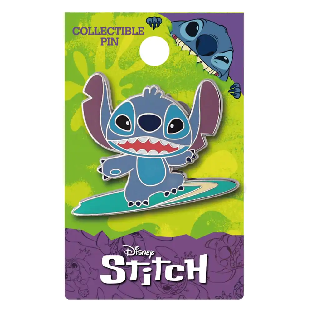 Lilo &amp; Stitch Pin Badge Surfing Stitch product photo