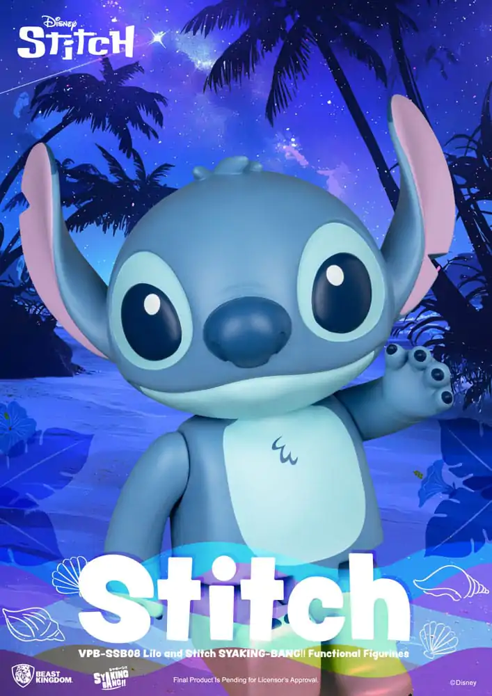 Lilo &amp; Stitch Syaing Bang Vinyl Bank Stitch 30 cm product photo