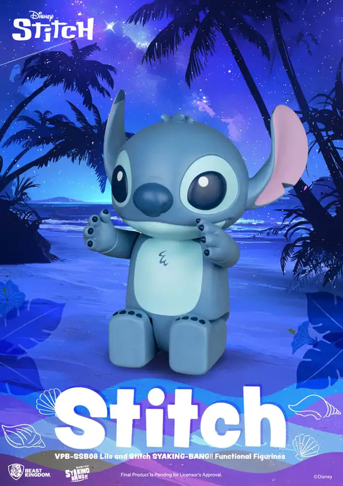 Lilo &amp; Stitch Syaing Bang Vinyl Bank Stitch 30 cm product photo