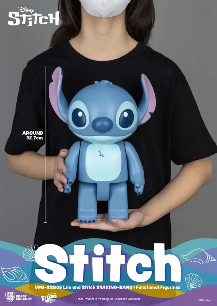 Lilo &amp; Stitch Syaing Bang Vinyl Bank Stitch 30 cm product photo