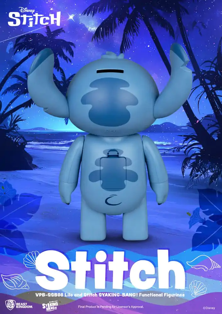 Lilo &amp; Stitch Syaing Bang Vinyl Bank Stitch 30 cm product photo