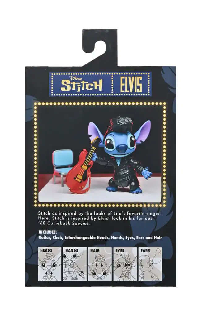 Lilo &amp; Stitch Action Figure Ultimate Singer Elvis Stitch 7 cm product photo
