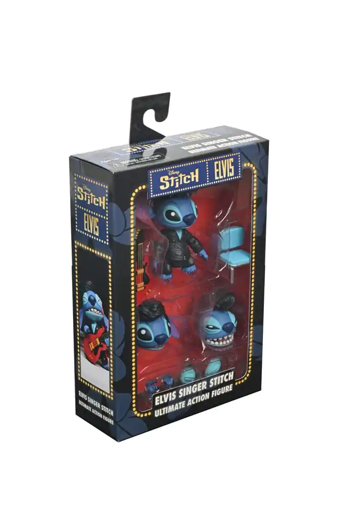 Lilo &amp; Stitch Action Figure Ultimate Singer Elvis Stitch 7 cm product photo