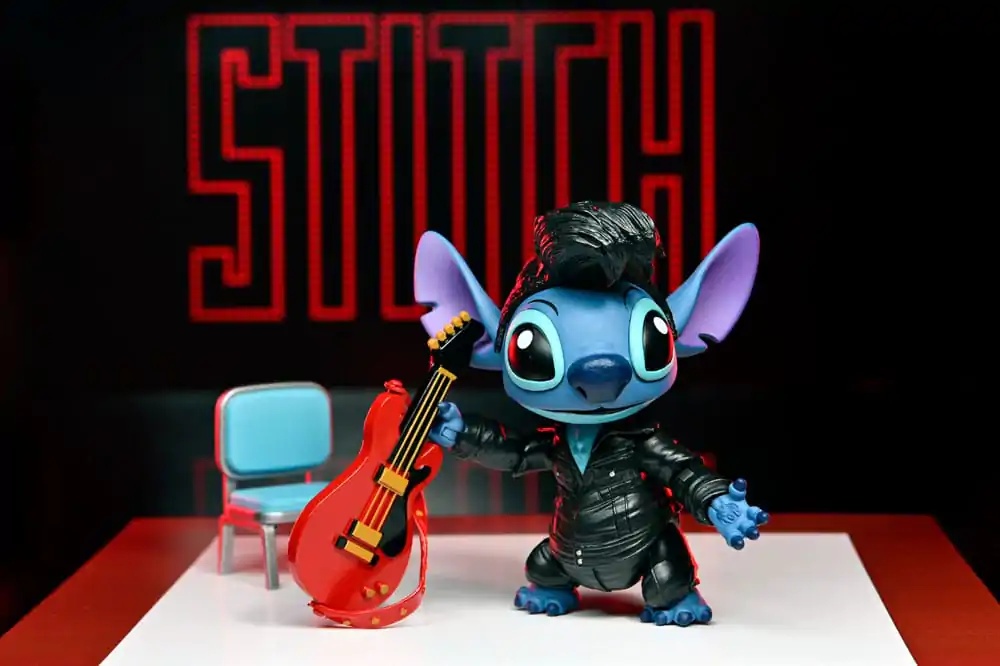 Lilo &amp; Stitch Action Figure Ultimate Singer Elvis Stitch 7 cm product photo