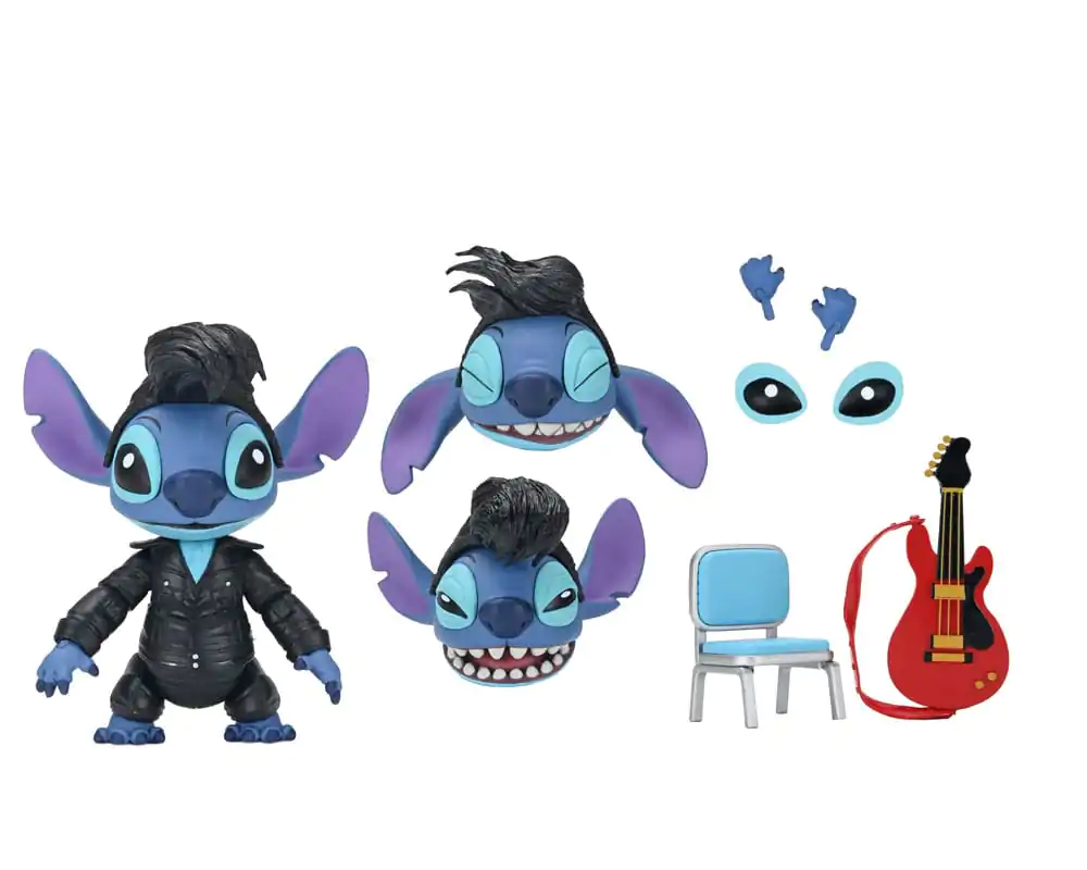 Lilo &amp; Stitch Action Figure Ultimate Singer Elvis Stitch 7 cm product photo