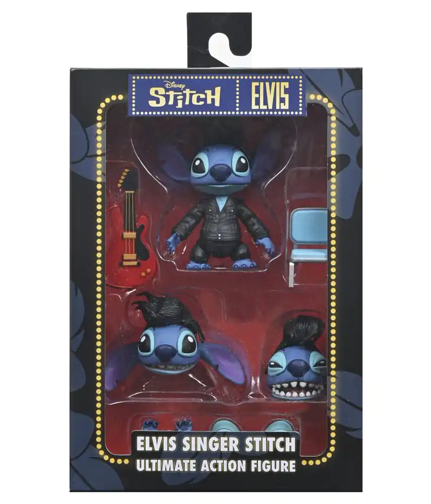 Lilo &amp; Stitch Action Figure Ultimate Singer Elvis Stitch 7 cm product photo