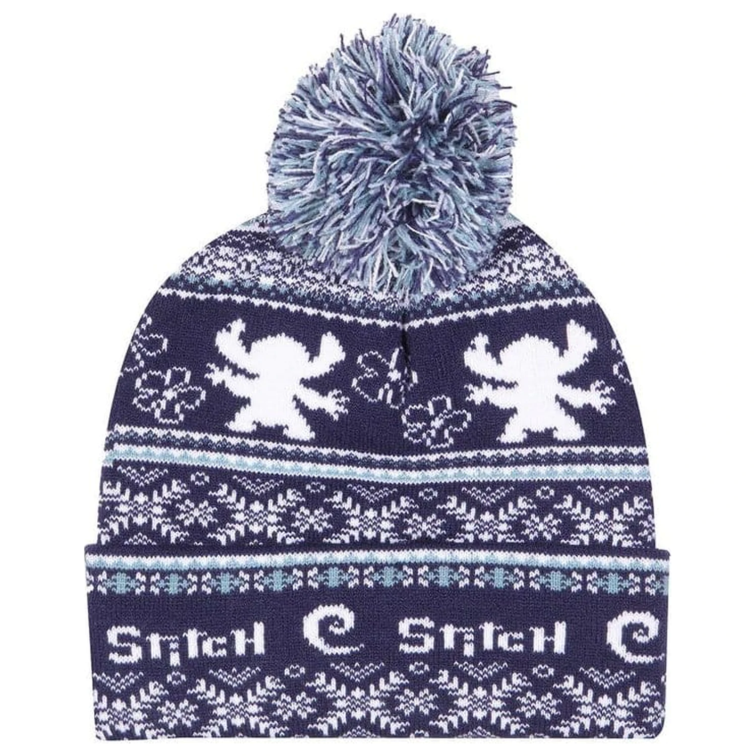 Lilo & Stitch Pom-Pom Beanie Fair Isle product photo