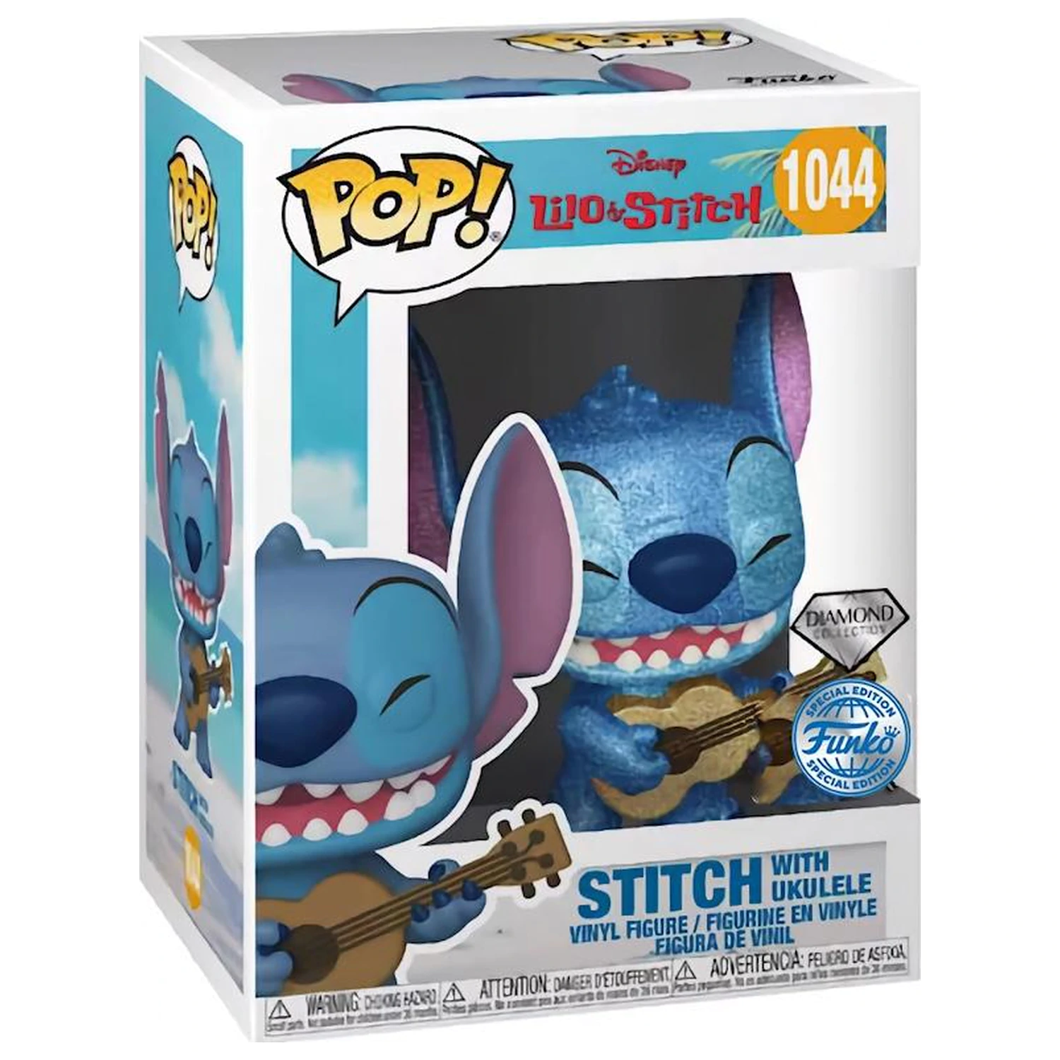 Lilo & Stitch Funko Pop Stitch with Ukulele (Diamond) product photo