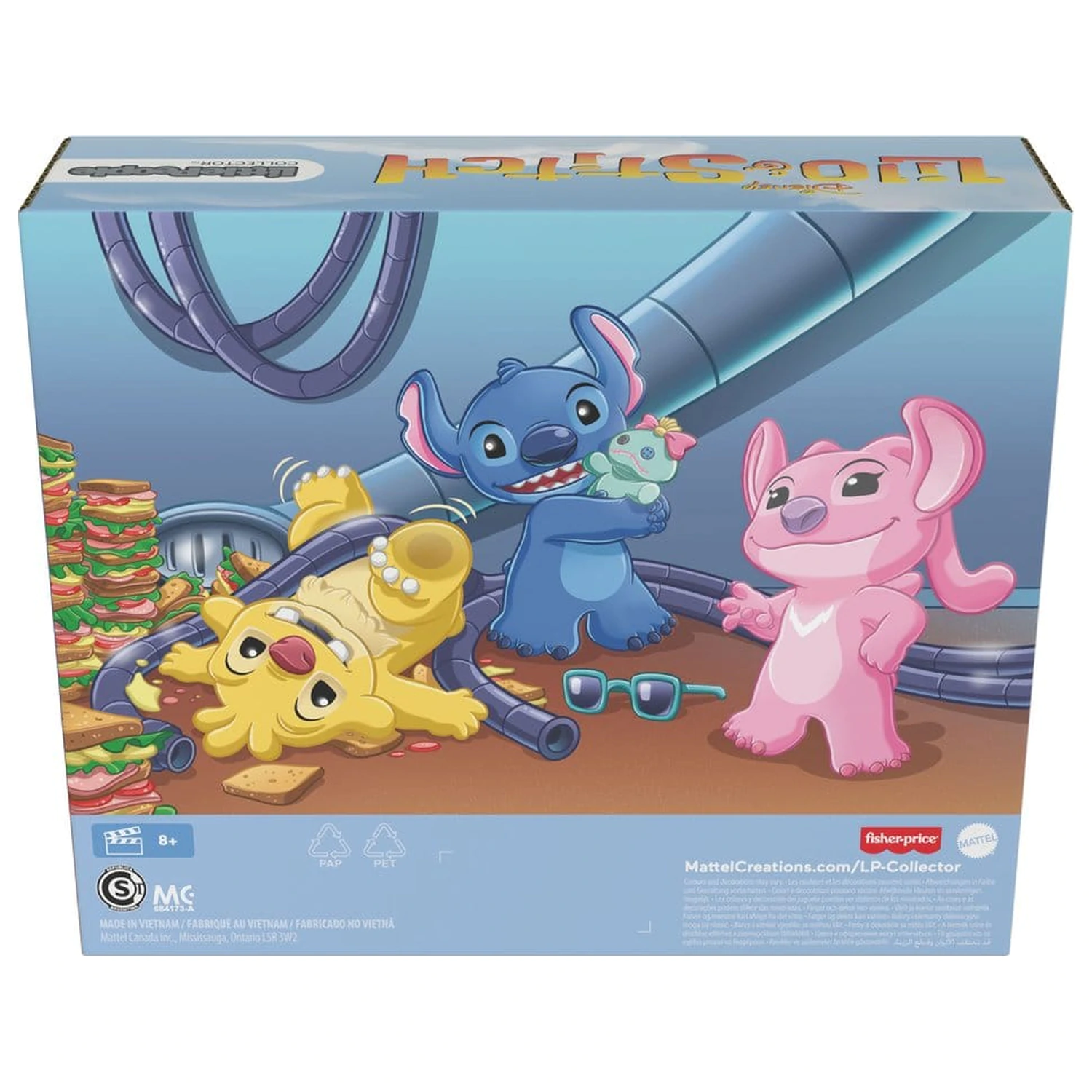 Lilo & Stitch Little People Collector Mini Figure 3-Pack Stitch & The Cousins 7 cm product photo