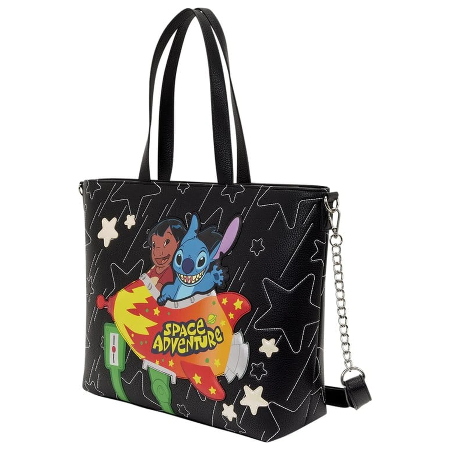 Lilo & Stitch by Loungefly Canvas Tote Bag Space Adventure product photo